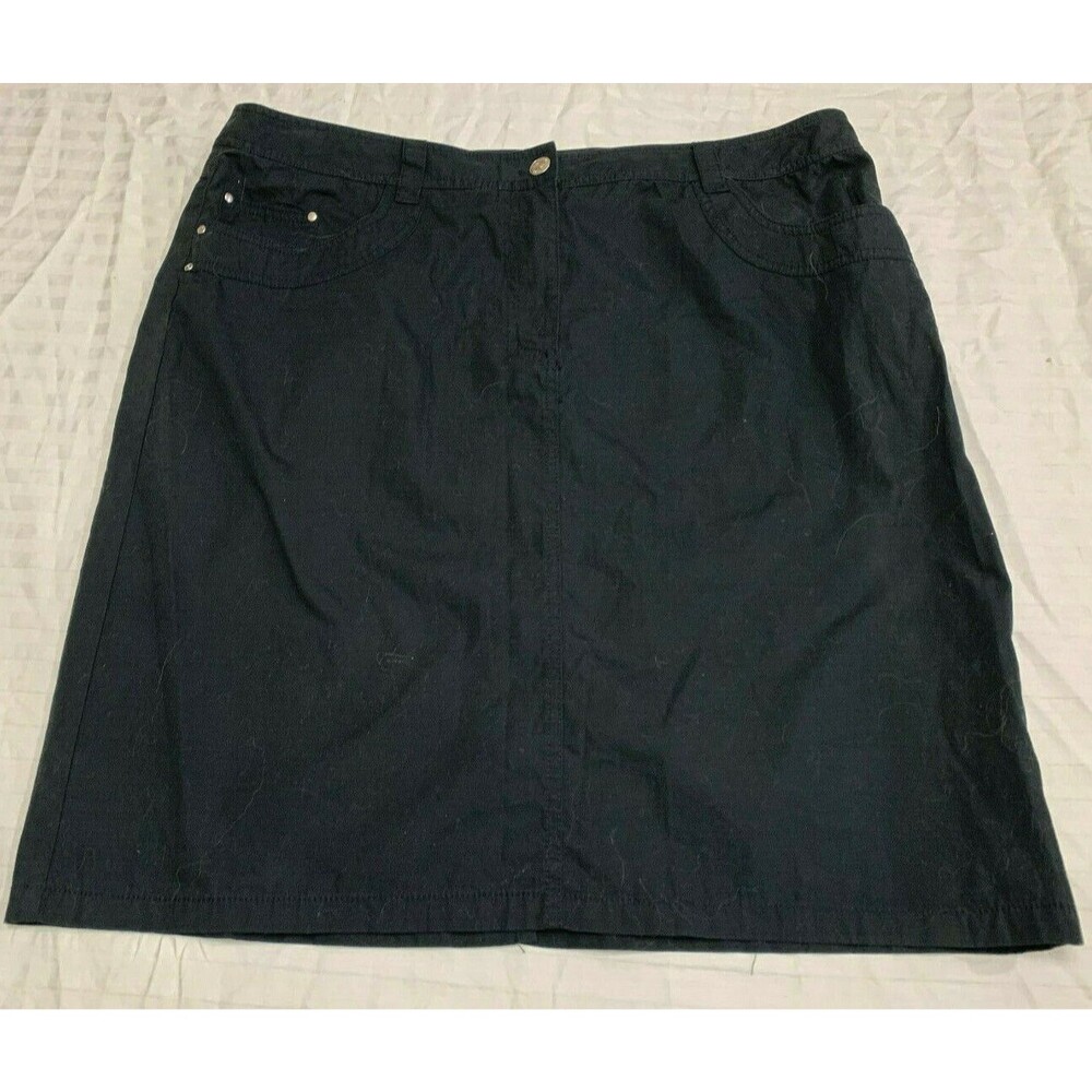 JONES NEW YORK SIGNATURE WOMENS COTTON SKIRT SIZE 16